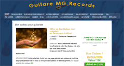 Desktop Screenshot of guitare.mg-records.com