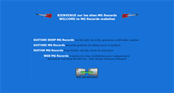 Desktop Screenshot of mg-records.com