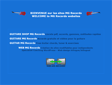 Tablet Screenshot of mg-records.com